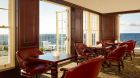 Dining lounge with sea views